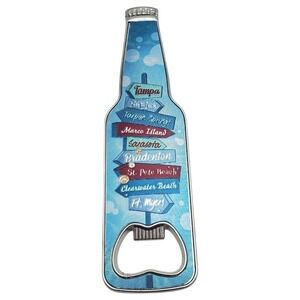 Florida Gift Souvenir Bottle Opener Magnet Tampa St. Pete Beach Clearwater Beach